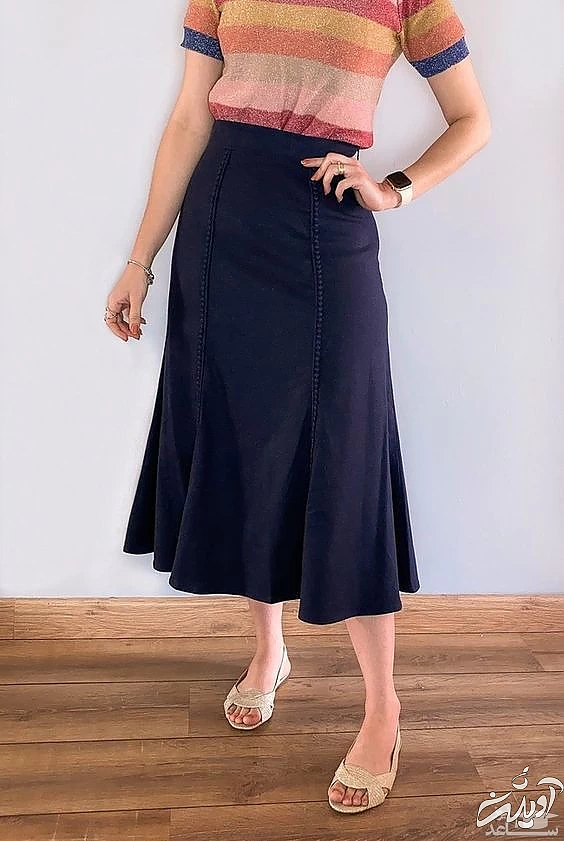 استایل با دامن ترک